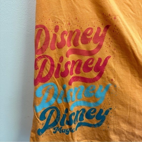NWT Disney Parks Disney Magic Tank Top Razorback Orange - Picture 2 of 5